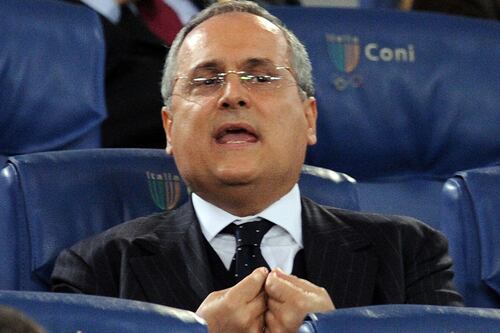 Lazio, Lotito e lo scudetto, pronto a una partita secca con la Juventus