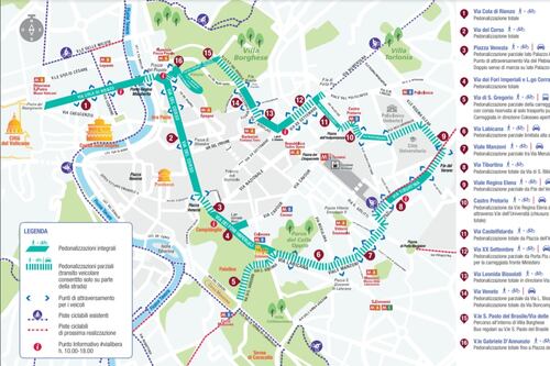 Domenica senza auto: a Roma c'è #ViaLibera. Ecco tutte le strade chiuse