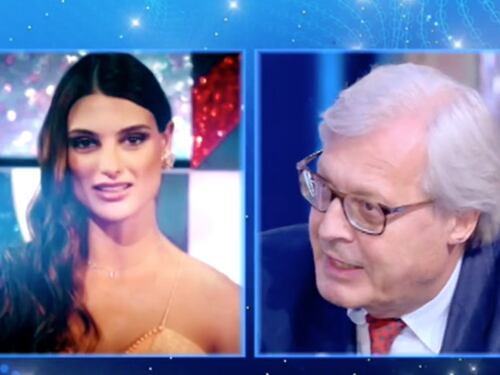 Vittorio Sgarbi choc: a Non è la d'Urso la confessione su Garko e la verità su Franceska Pepe