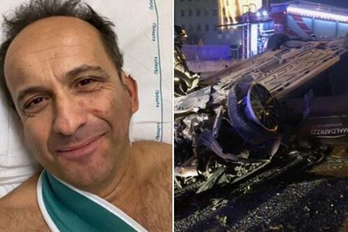 Grave incidente per il comico Uccio De Santis. Vivo per miracolo