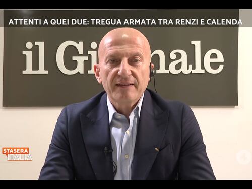 Stasera Italia, Minzolini ironizza sulle liti nel Terzo Polo: “Serve qualche psicologo”