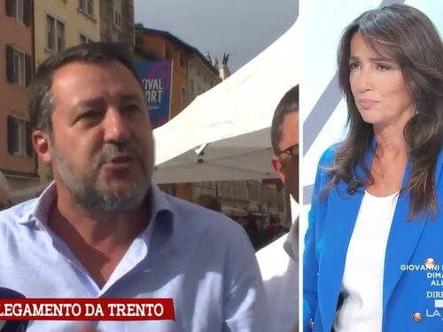 Tagadà, Matteo Salvini sbotta in diretta: "Fate le domande e vi date le risposte"