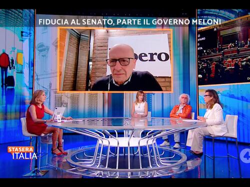 Stasera Italia, il dubbio di Buonamici su Renzi: “Opposizione dialogante, troppa simpatia”