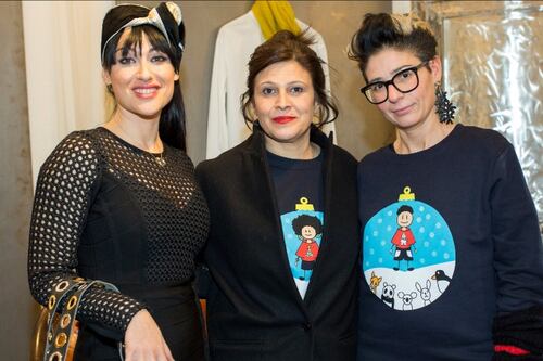 Al Christmas party abiti, cappelli, felpe e vip