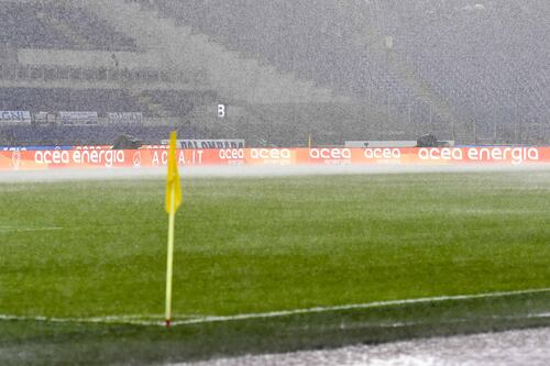 Lazio-Udinese rinviata per il nubifragio