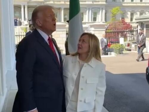 Casa Bianca, Donald Trump accoglie Giorgia Meloni: "Una grande persona"
