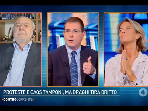 Controcorrente, Capezzone asfalta la Lamorgese: responsabile del fallimento a Roma. Poi le canta alla Fusani
