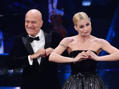 Splendida Hunziker. E risveglia il Festival