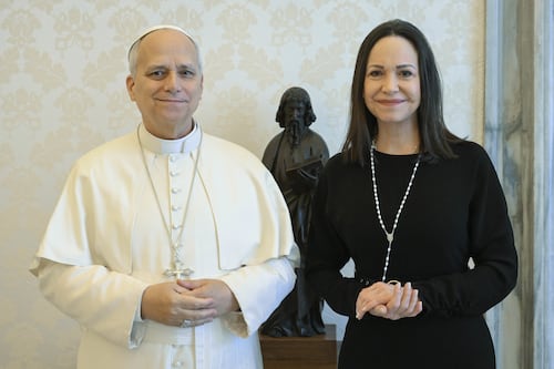 Il Papa a sorpresa incontra Corina Machado, leader dell'opposizione venezuelana