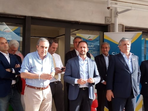 Simone Foglio con Forza Italia, inaugurato il comitato elettorale