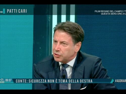 Agorà, Giuseppe Conte leader senza poltrona: “Non so se mi candido alle elezioni”