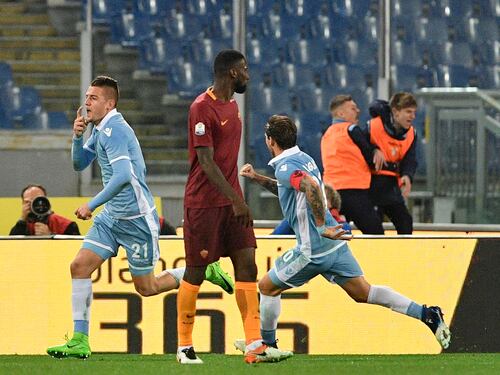 Milinkovic-Immobile, la Roma va ko. Lazio con un piede in finale