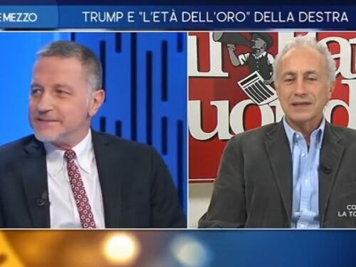 Musk e Trump, Travaglio smonta le polemiche: "Preso a calci da Biden. Andava bene a tutti"