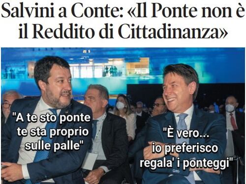 Il Tempo di Osho, Salvini a Conte: "Il Ponte non è il Reddito di Cittadinanza" (lunedì 11 agosto)
