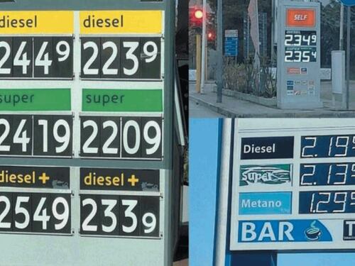 Benzina, Conte pubblica le foto dei prezzi. Meglio evitare i suoi distributori