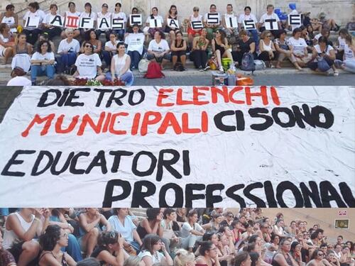 Roma, le educatrici protestano in Campidoglio: "Nidi allo sbando e graduatoria farlocca"