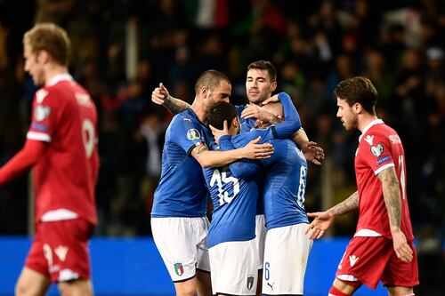 L'Italia passeggia sul Liechtenstein: 6-0 e testa del girone