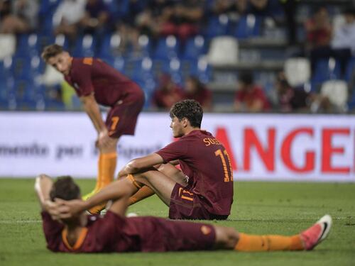 I tifosi della Roma contro Presidente e squadra