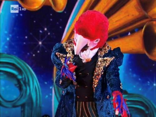 Cantante Mascherato, vince il Pappagallo Red Canzian. La Farfalla-Mietta seconda
