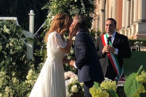 Daniele Bossari e Filippa Lagerback hanno detto sì: finalmente sposi