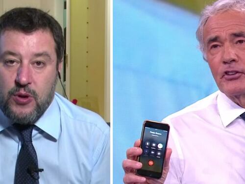 Non è l'Arena, Salvini stende De Luca: piccolo uomo. Caso Campania, Giletti chiama ma il portavoce...