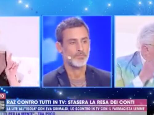 Raz Degan a Live. Cosa dice su Paola Barale, e Lemme lo insulta