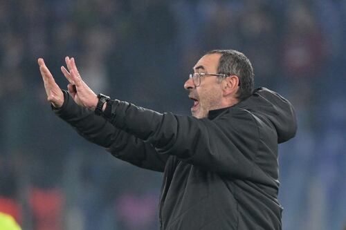 La Lazio di Sarri sogna l'impresa a Napoli