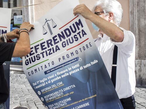 Referendum giustizia, tante adesioni anche dai partiti di centrodestra