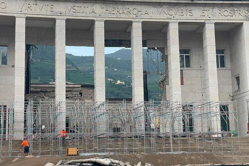 Bolzano, ci sono cinque indagati per il crollo del tribunale