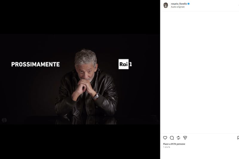Fiorello torna a sorpresa su Rai1: bomba social imitando Brad Pitt