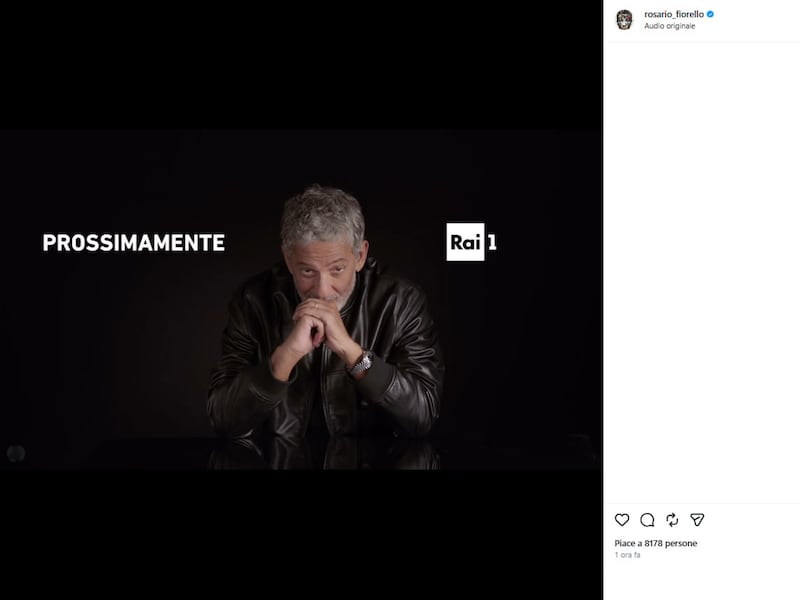 Fiorello torna a sorpresa su Rai1: bomba social imitando Brad Pitt