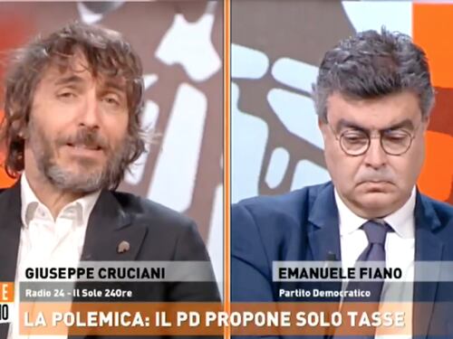 Dritto e rovescio, il Pd è il partito delle tasse. Giuseppe Cruciani asfalta la proposta di Enrico Letta: "Una cosa da pazzi"