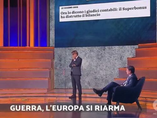 Sallusti travolge Conte: "Hai fatto più danni della guerra in Ucraina", lo scontro in tv