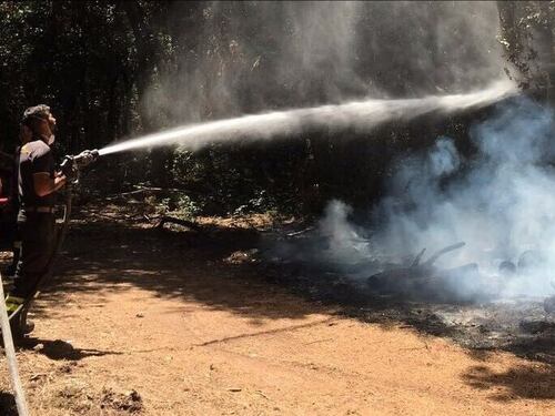 Sterpaglie in fiamme, disagi fra Roma e provincia
