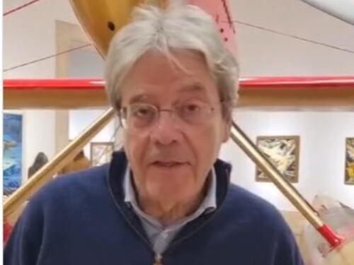 Paolo Gentiloni stregato dalla mostra del Futurismo: "Occasione straordinaria"