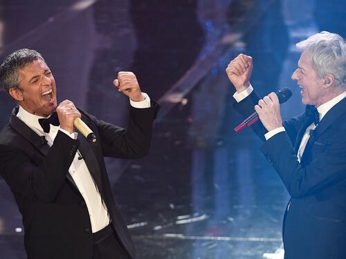 Baglioni batte Conti (grazie a Fiorello): record di ascolti nella prima serata del Festival