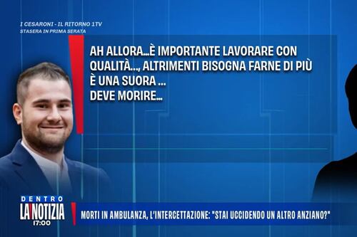 Anziani morti in ambulanza, telefonate choc: "Un altro e stiamo a posto"