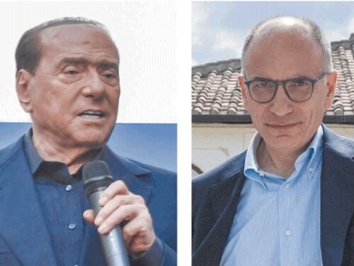 Duello Berlusconi-Letta sull'energia. Rigassificatori e nucleare, il Cav: stop ideologici della sinistra