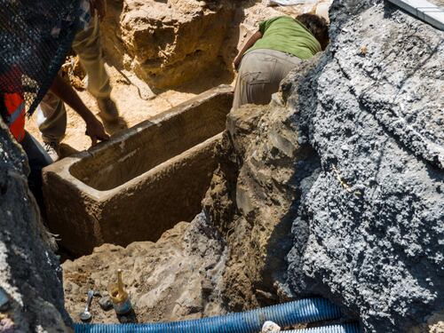 Stadio Olimpico, dal cantiere Acea spuntano due sarcofagi romani