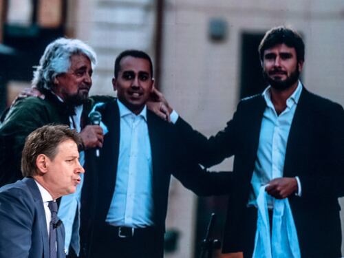 Conte, Di Battista e Di Maio la storia malinconica dei tre a caccia di futuro tra le macerie del M5S