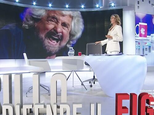 Il "vaffa" di Myrta Merlino, che distrugge Beppe Grillo. "Problema per Di Maio", salta l'intervista a L'Aria che tira