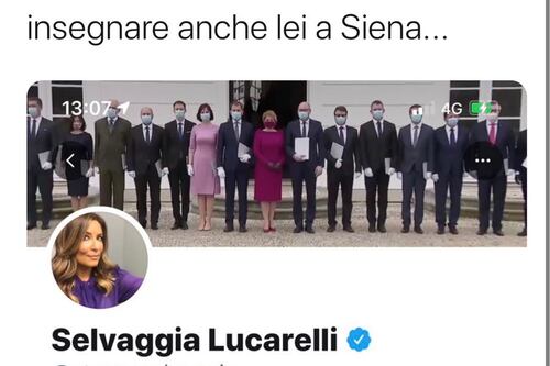 Selvaggia Lucarelli non odia ma blocca su Twitter. Storace: si vive lo stesso
