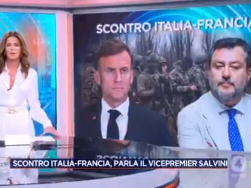 Tg4, Salvini contro Macron: "Nessun insulto, da Eliseo reazione spropositata"