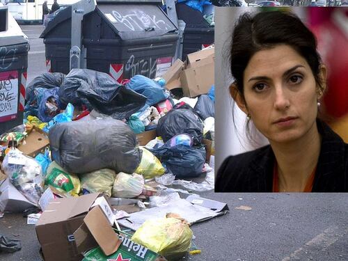 Caos rifiuti a Roma, ora si sfila anche l'Abruzzo
