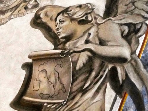 San Lorenzo in Lucina, stop all’angelo con il volto di Meloni. L’input del Vaticano sull’affresco