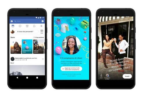 Storie di compleanno, Facebook rinnova gli auguri social