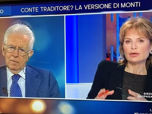 Monti tombale su Conte "Non so più se c'è il governo"