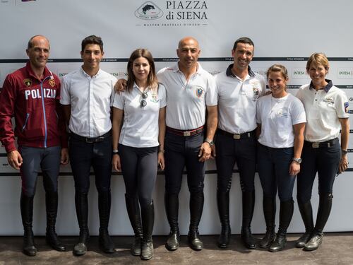 Ecco il team azzurro di Piazza di Siena