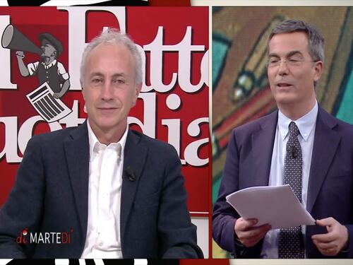 DiMartedì, Marco Travaglio stronca Matteo Renzi e critica Mario Draghi: “Nasconde la sconfitta Quirinale”