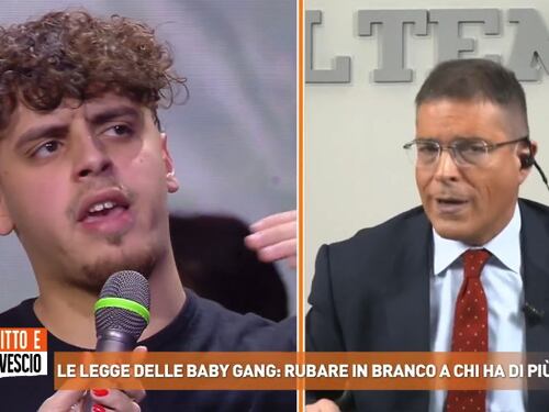 Dritto e rovescio, l'assurda teoria del "maranza". Capezzone: "Per te chi lavora è un cretino"